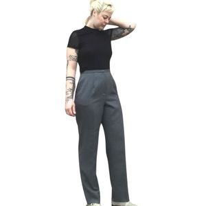 Pendleton high rise straight leg virgin wool pants